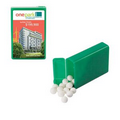Green Refillable Plastic Mint/ Candy Dispenser w/ Signature Peppermints